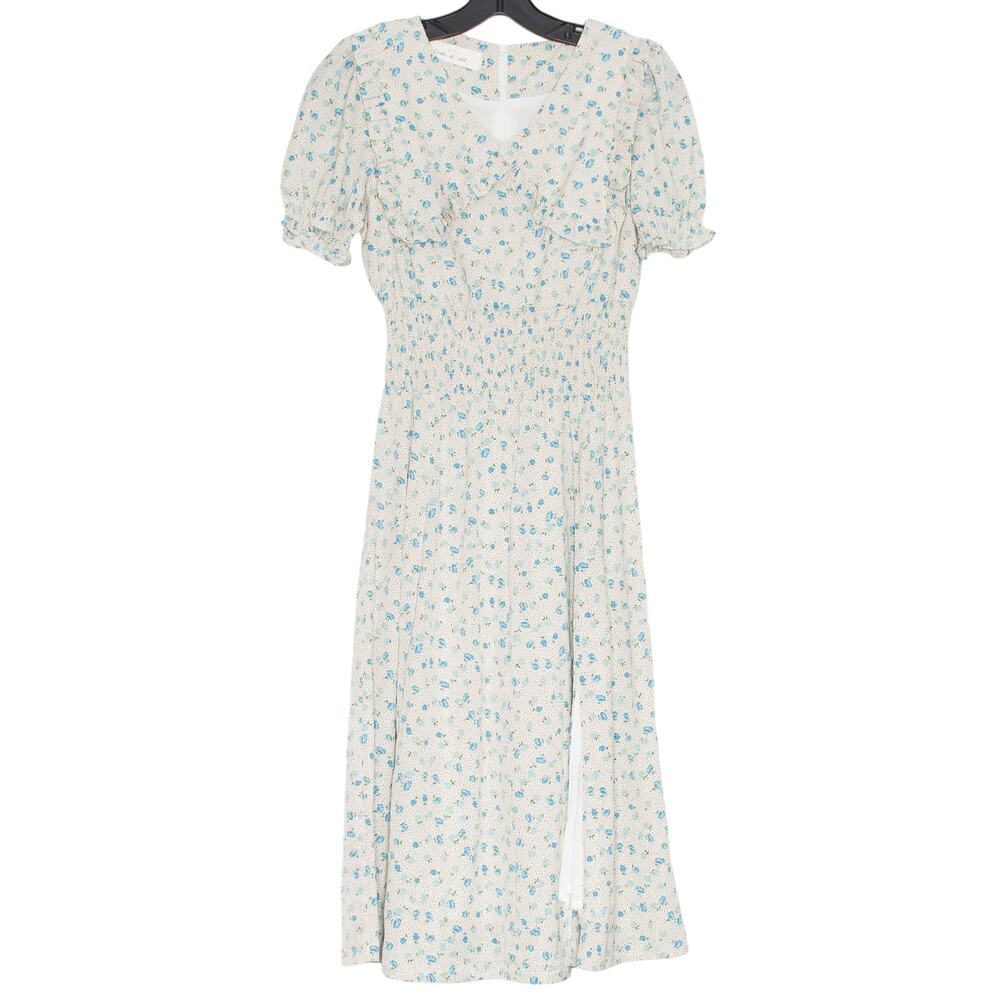 Quanta Du Soleil Dress Floral Cottage Coquette Retro Prairie Peter Pan 34 XS/2